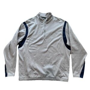 Nike Golf Therma Fit 1/4 Zip Pullover Mens Large Gray Long Sleeve